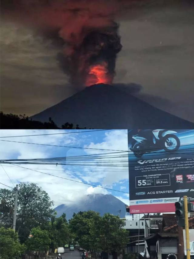 尽管目前巴厘岛火山势头基本平稳,且中国驻巴登萨总领馆已将提醒中国