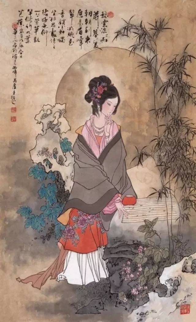 华三川笔下的美女：妩媚俊俏，楚楚动人！_搜狐网