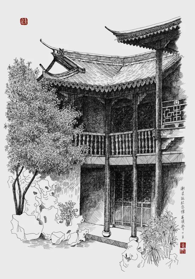 他用钢笔演绎了温州的古建筑之美【附春节期间文化活动指南】