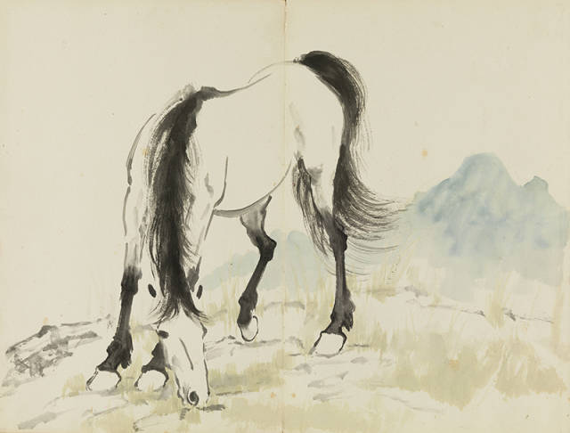 徐悲鴻十二生肖卧牛図（銀版画） 徐悲鴻十二生肖卧牛図（銀版画） 【公式通販】