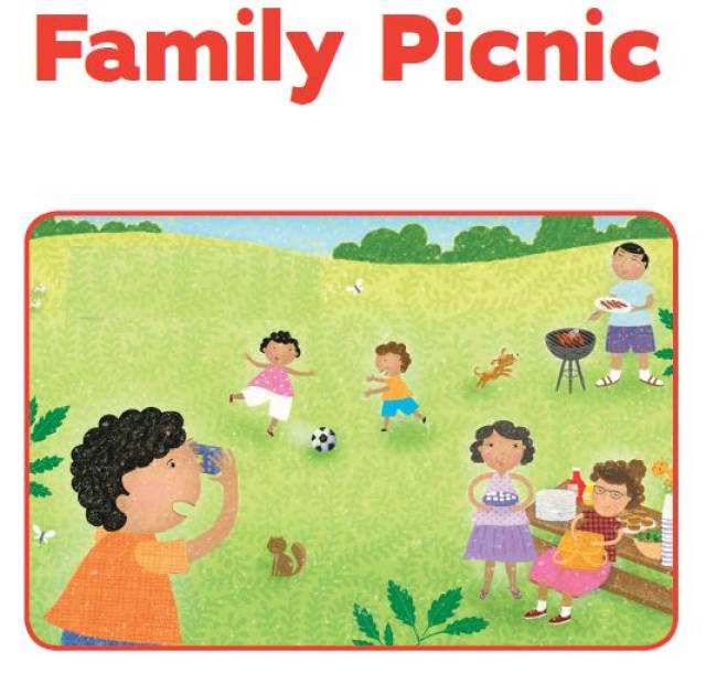 睡前听绘本丨family picnic 家庭野餐