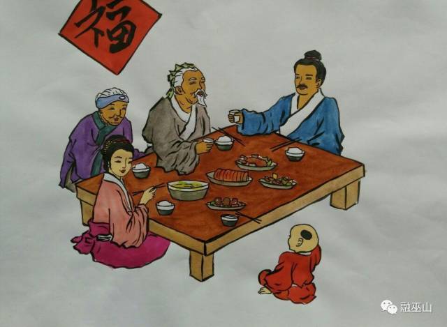 团年吃嘎嘎,守岁炸虼蚤!