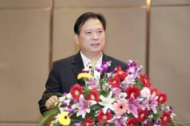 主任丁永刚,区委常委统战部长陈平,区委常委裘富水与来自北京富阳商会