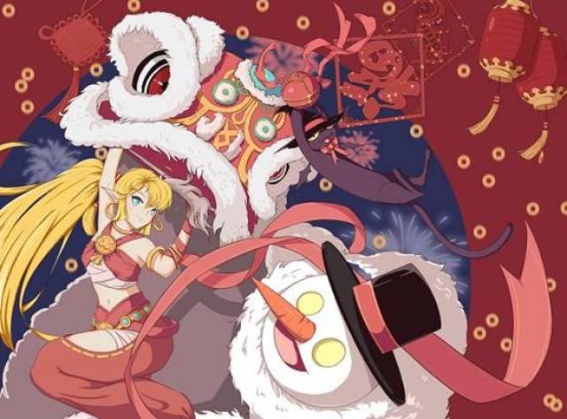 恭贺新春!dnf主题春节精美贺图一览