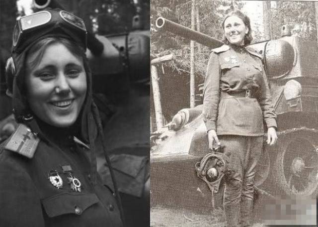 苏联女兵穿裙子图片