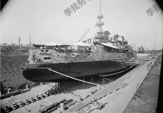 组图它曾是一战期间美国海军的主力战舰美国俄勒冈号战列舰的老照片