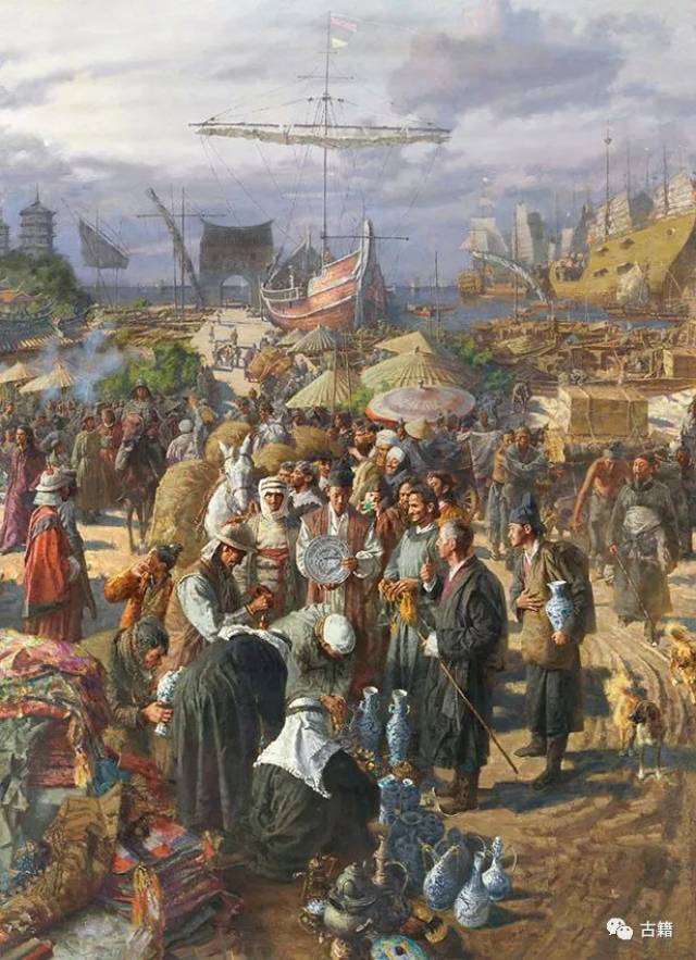 油画470cm×676cm永乐迁都北京王君瑞油画270cm×530cm永乐修典高云