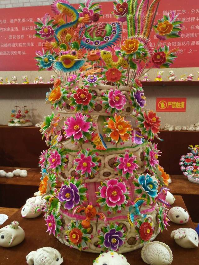 关中花馍艺术之福寿平安