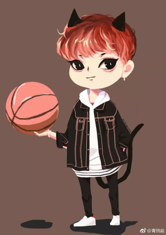 饭绘黄子韬美图