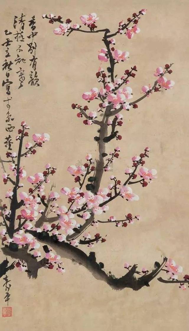 董寿平讲解示范画梅花，漂亮！_搜狐网