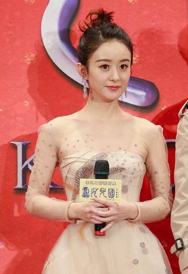 没有赵丽颖的发际线就别梳丸子头了,刘诗诗简直要秃了!