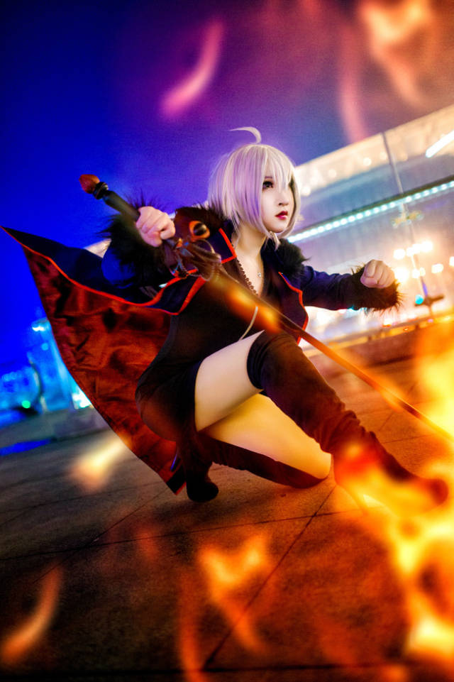 好xiong 黑贞德 新宿幻灵事件 cosplay