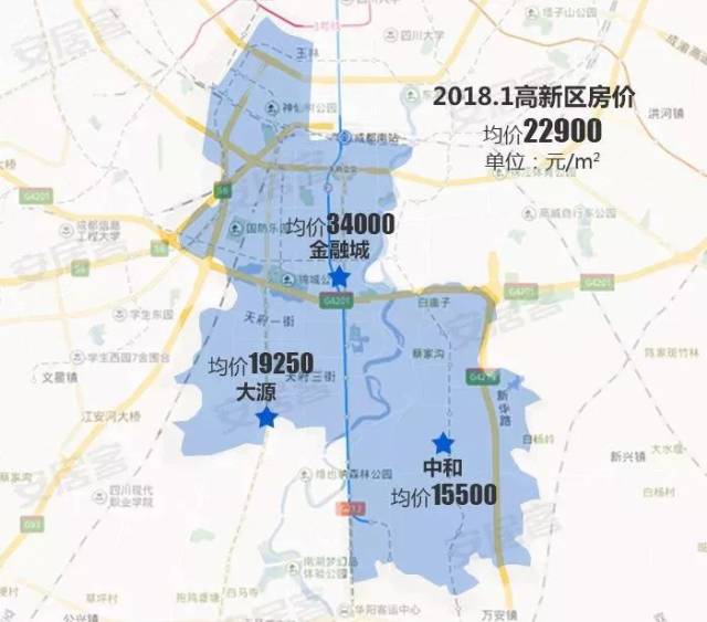 成都高新区行政地图图片