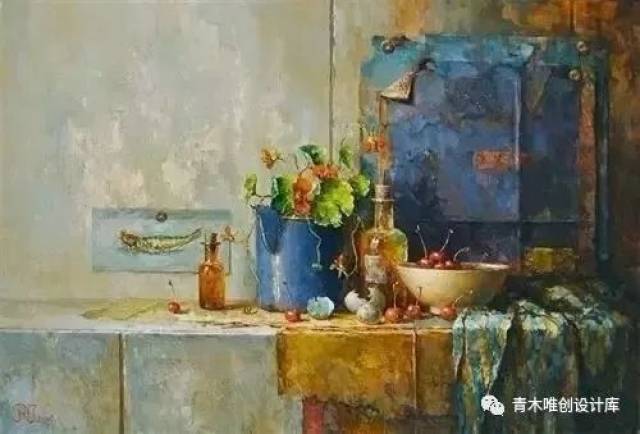记忆里的旧时光，Rene Jansen古典温暖的静物油画_搜狐网