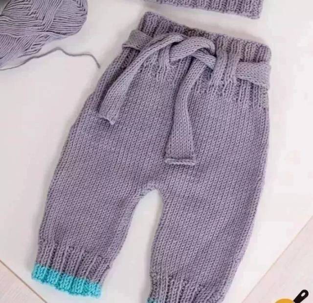 慢慢冬日,气温一天天"跳水,看看这些宝宝的毛裤,是不是立刻暖起来了!