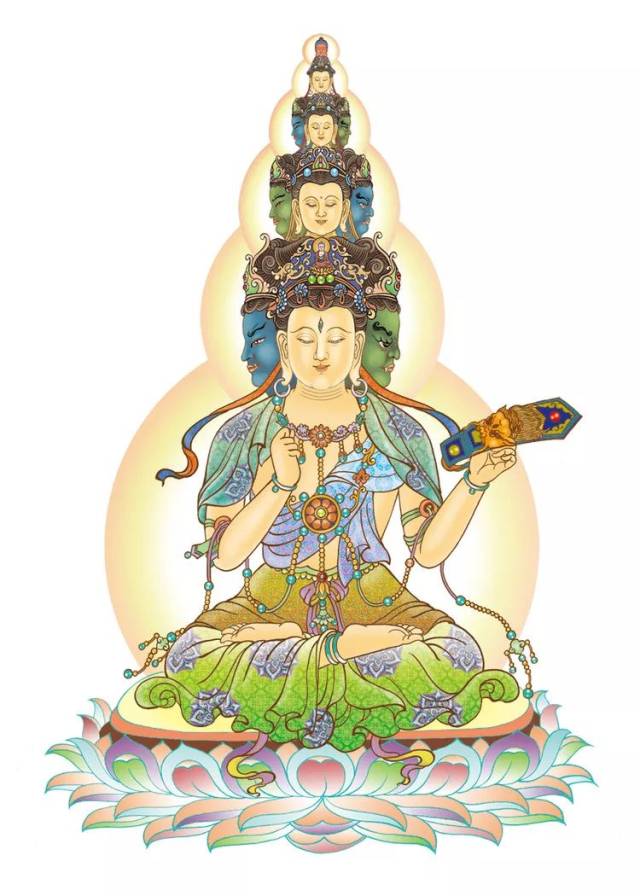 精美手绘观音菩萨40圣像,见者得福