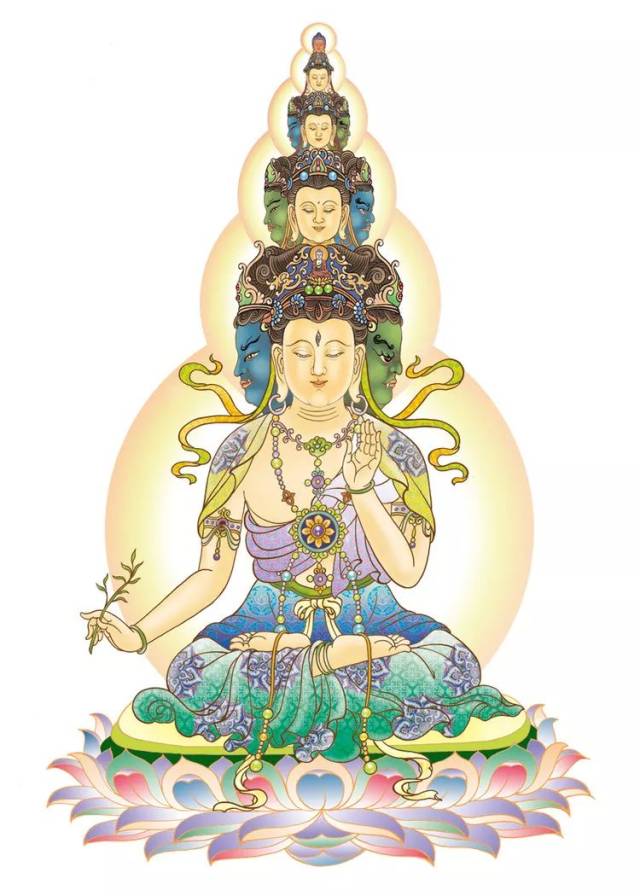 精美手绘观音菩萨40圣像,见者得福