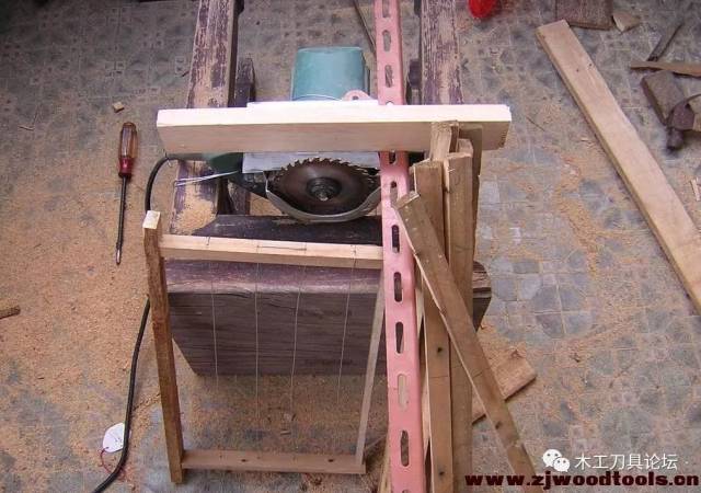 木工台锯轨道自制方法图片