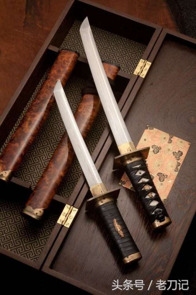 经典的日式短刀,它们可能是权贵人士的收藏品,也可能是暗杀者的隐藏