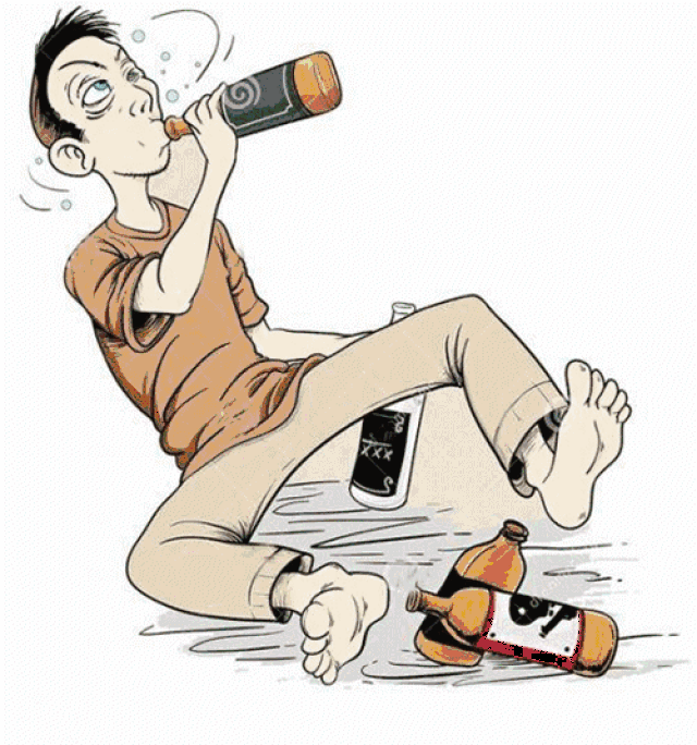 吉水又一醉汉醉酒后夜睡大马路