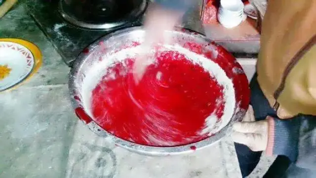 在甘肃陇南西和有一种美食叫血馍馍!今年过年你吃了吗?