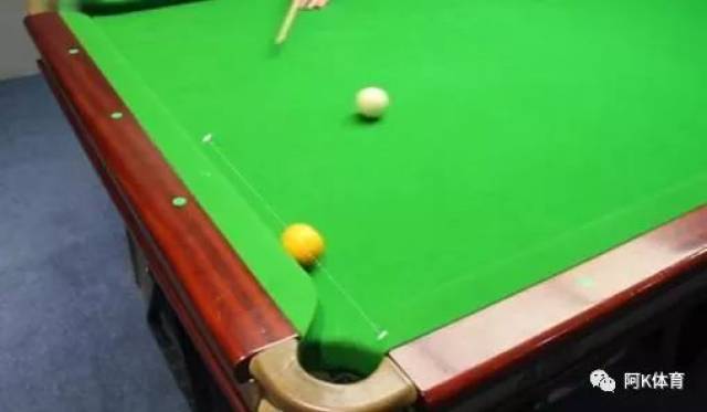 台球技巧篇之(半)贴库球的打法!这样打进球率百