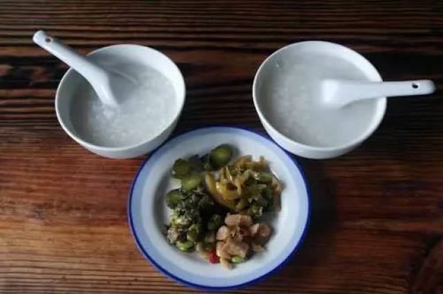 白粥 咸菜