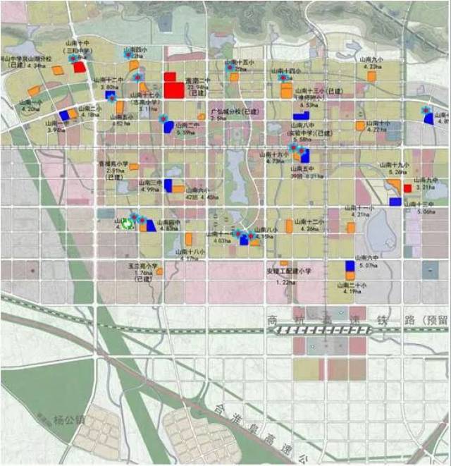 2022淮南山南新区规划图片