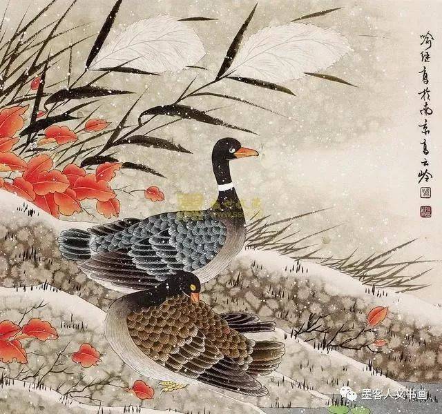 堪比油画效果的中国工笔画_搜狐网