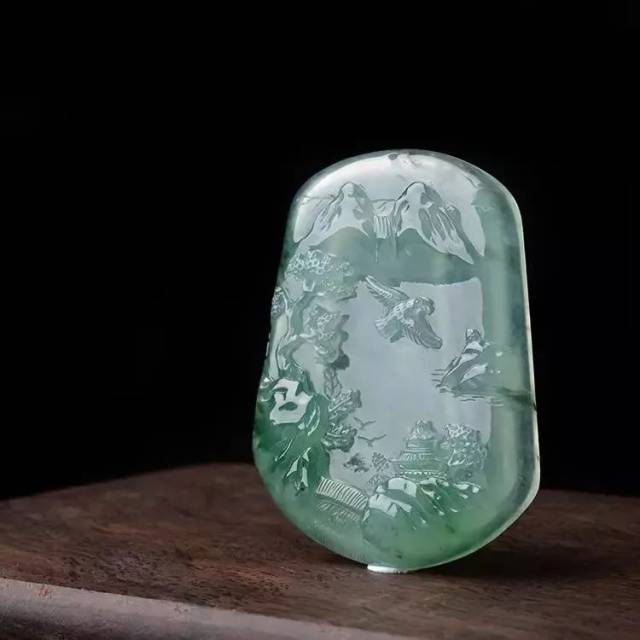 翡翠挂件那么多，为啥独独喜欢山水牌？_搜狐网