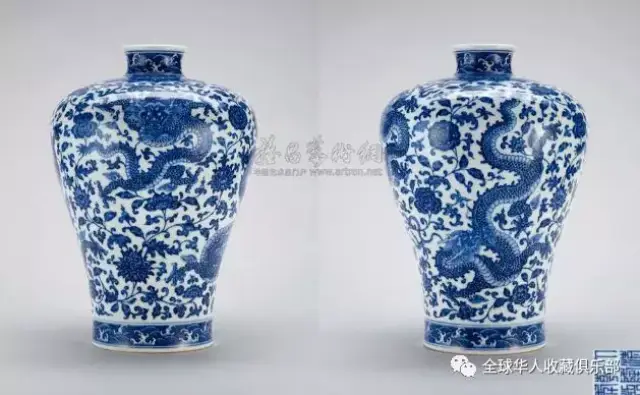 清乾隆青花梅瓶近期拍卖价格