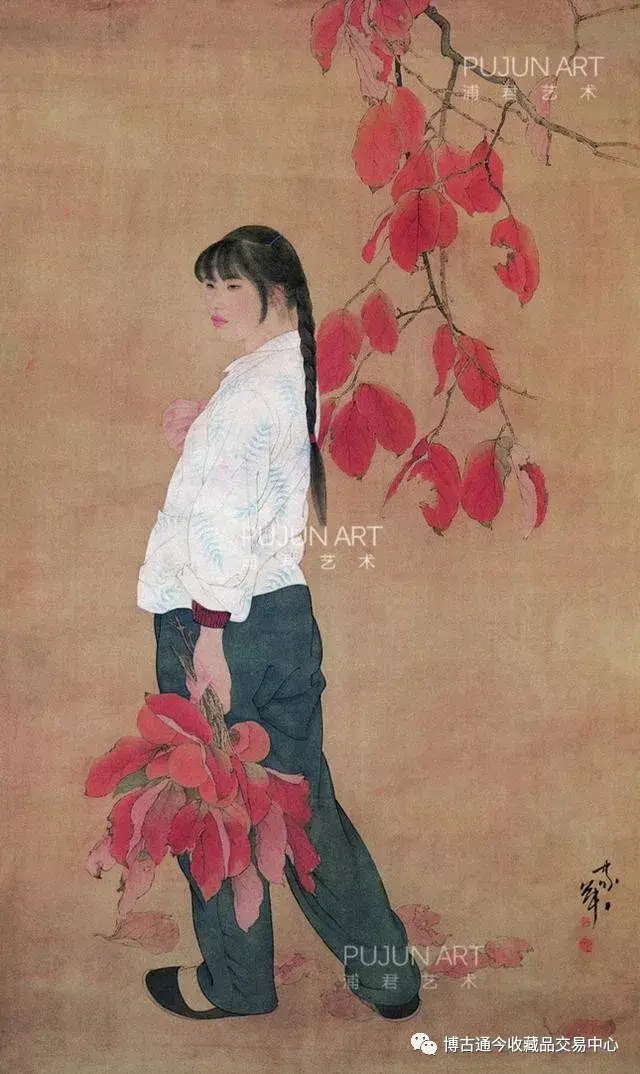 何家英人物画一平尺价格