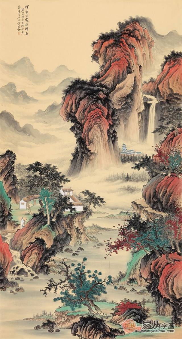 名家仿古山水画 画家王宁精品仿古山水画选集