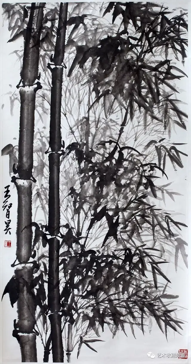 画家王智昊的墨竹作品鉴赏