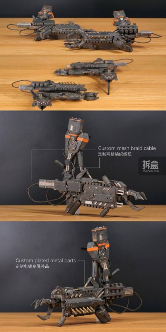 c-plan 《第九区》大虾 exo suit外骨骼装甲 1:10可动模型 gk成品