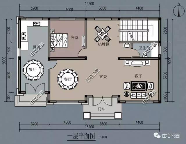 進深9米也能建好房,15x9米新農村3層歐式別墅送給你!含平面佈局