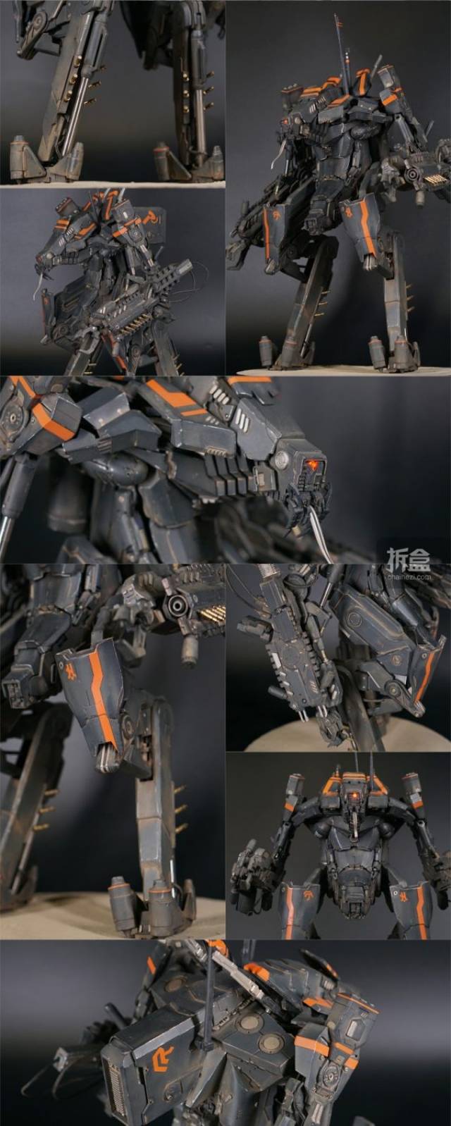 c-plan 《第九区》大虾 exo suit外骨骼装甲 1:10可动模型 gk成品