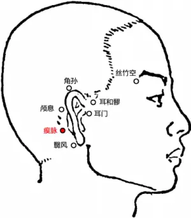 中医专长医师资格考试--瘈脉穴: 主治头风,血管性头痛,耳痛,耳鸣等