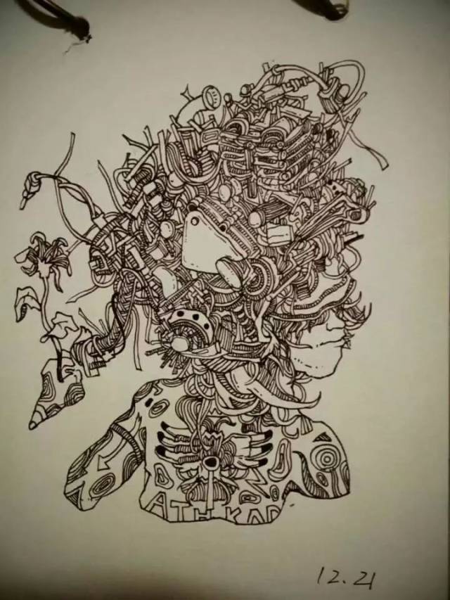 【投稿】如此复杂的画,我想知道你是怎么画滴?by.怪力幻魔人