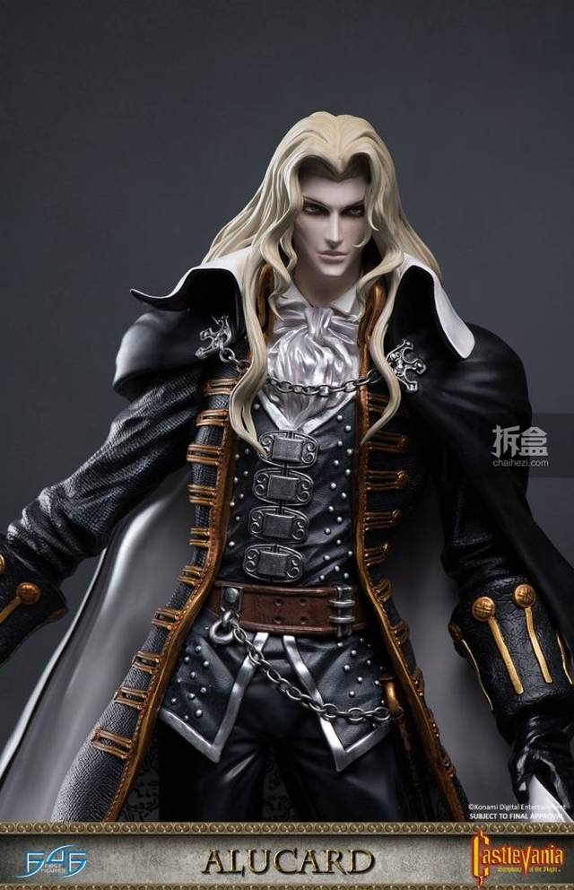 first 4 figures《恶魔城:月下夜想曲》阿鲁卡多alucard 21寸雕像