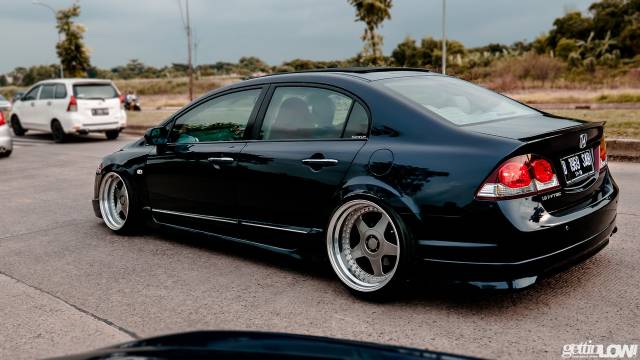 这样改就蛮好看改装18寸ozfutura的八代思域