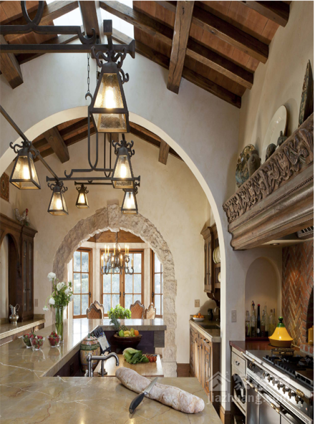 西班牙风格厨房设计,带你领略不一样的异域风情魅力!