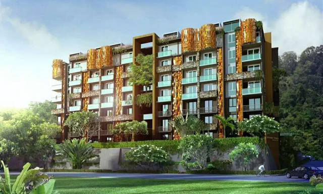 普吉翡翠海岸公寓(the emerald terrac),离海仅800米,教育医疗配套