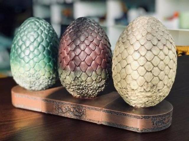 权力的游戏龙蛋官方周边推出 3个龙蛋成粉丝新玩具-娱乐频道-手机搜狐