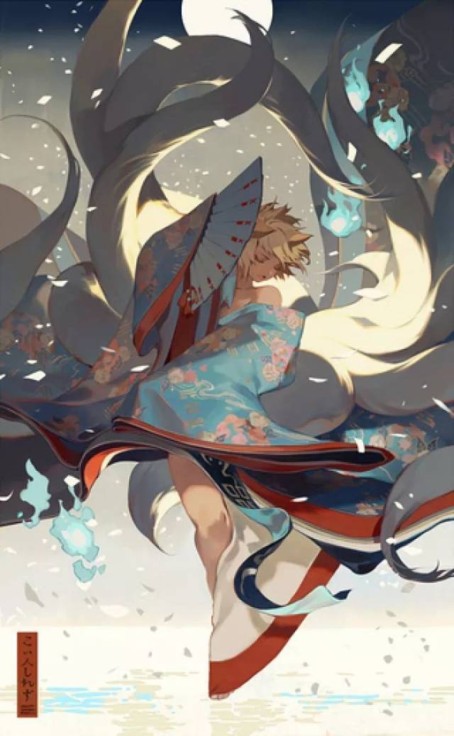 【动漫壁纸】九尾狐 赏析