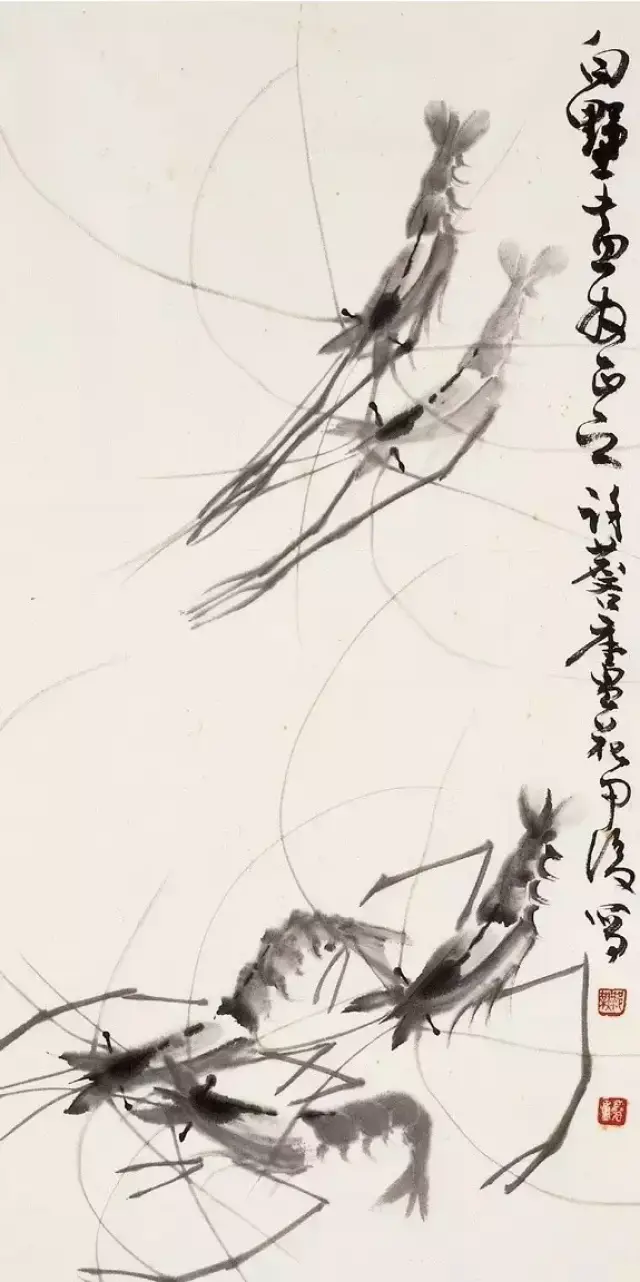画"虾"不只有齐白石,名家笔下的虾各有滋味!