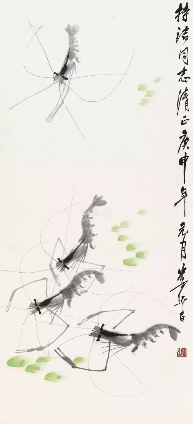 画"虾"不只有齐白石,名家笔下的虾各有滋味!