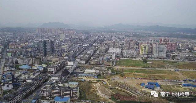 上林县城俯瞰图