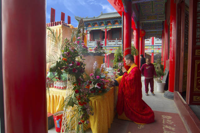 郑州观音堂寺祈福法会活动,现场实拍美图