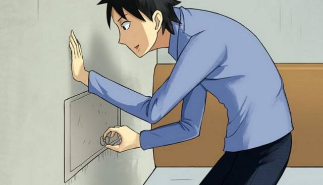 本以为这只是个毫无用处的机关,但当他第二天因为好奇再次打开暗门时